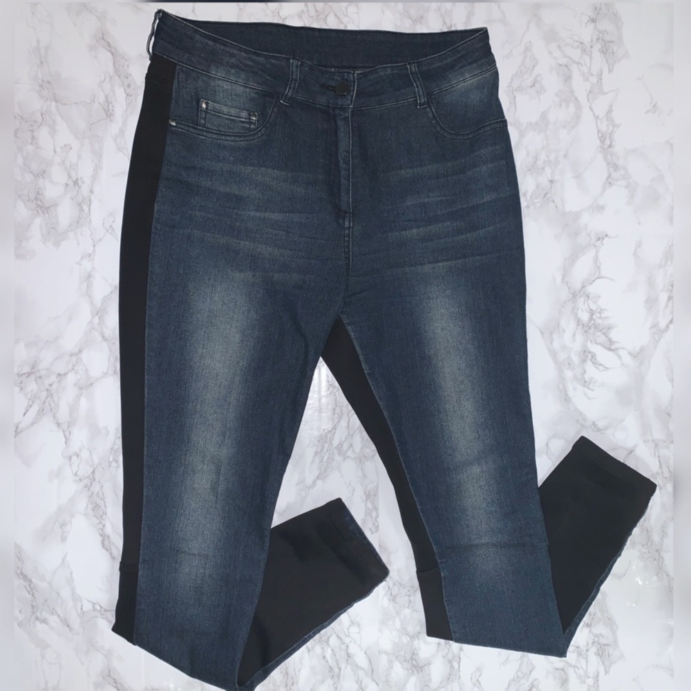 Bianca Nygard Denim and Black Pants - Size 10